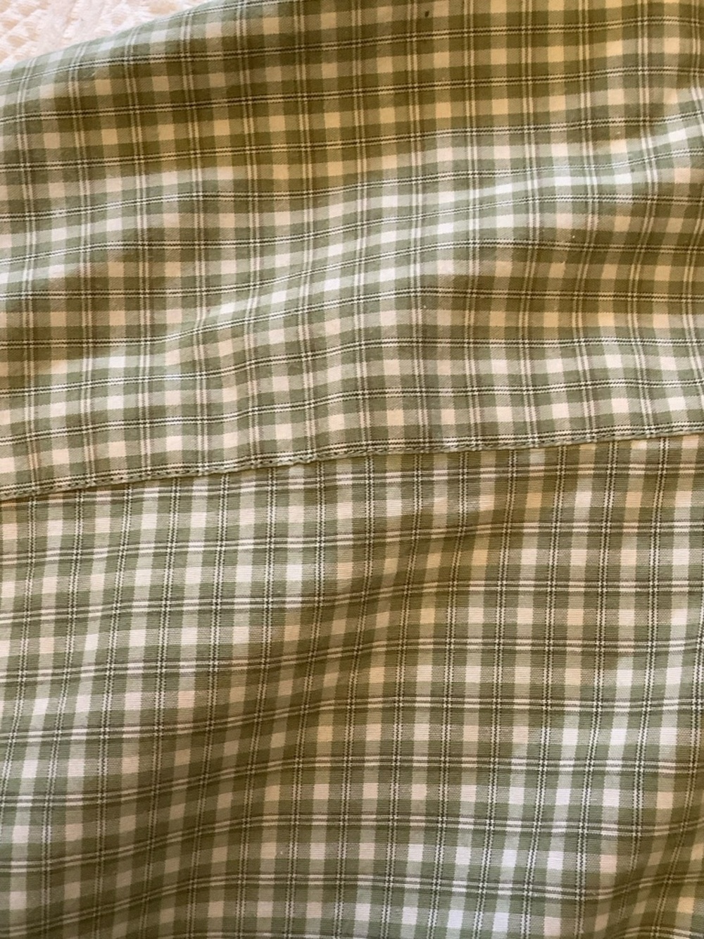 Foxfire Green Windowpane Short-Sleeve Button-Down Shirt - Picture 6 of 7